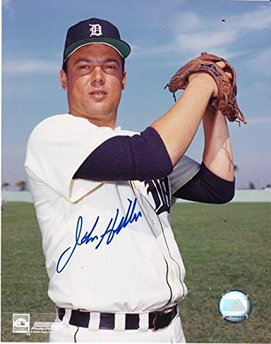 JOHN HİLLER DETROİT TİGERS EYLEMİ 8x10 İmzalı MLB Fotoğrafları