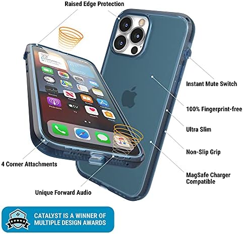 Katalizör iPhone 13 Pro Max Kılıf Etkisi Serisi İnce Kılıf, Parmak İzi Güvenli Kılıflar, Düşmeye Dayanıklı Telefon, Kordon