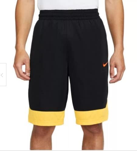 Nike Erkek Dri-Fit Icon Basketbol Şortu Siyah / Sarı XXL Beden