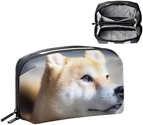 Taşıma Çantası Seyahat Kılıfı Çanta USB Kablosu Organizatör Cep Aksesuar Fermuar Cüzdan, Köpek Pet Hayvan Desen