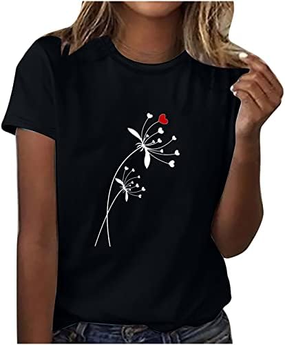 Üst T Shirt Bayanlar için Sonbahar Yaz 2023 Giyim Moda Kısa Kollu Crewneck Pamuk Grafik Salonu Tshirt 36 36
