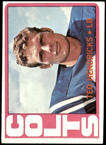 1972 Topps 93 Ted Hendricks Baltimore Colts (Futbol Kartı) VG/ESKİ Colts Miami (FL)