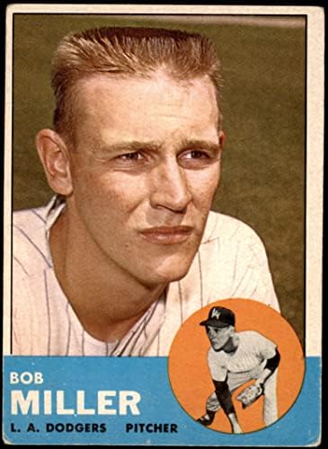 1963 Topps 261 Bob Miller Los Angeles Dodgers (Beyzbol Kartı) Dekanın Kartları 2-İYİ Dodgers