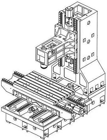 GOWE takım tezgahı çıplak cnc freze makine çerçevesi dikey öğütme makinesi BT30 mili kutusu demir taban