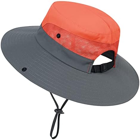 Durio Kızlar güneş şapkası At Kuyruğu Delikli UV Koruma Çocuklar güneş şapkası UPF 50 + Çocuklar balıkçı şapkası Geniş Ağız