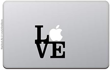 Tür Mağaza MacBook Air / Pro 11/13 İnç MacBook çıkartması Aşk Siyah M511-B