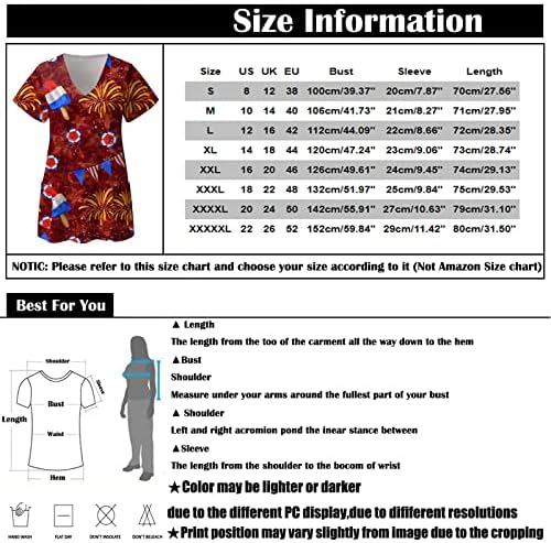 FQZWONG Yaz Üstleri Kadınlar için Rahat Kısa Kollu V Boyun Grafik Tees Sevimli Moda Bluzlar Tunik Üstleri Giymek Tayt ile