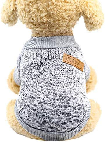 Mikey Mağaza Pet Köpek Giysileri Yumuşak Kalınlaşma Sıcak Şerit Polar Polar Kış Giysileri