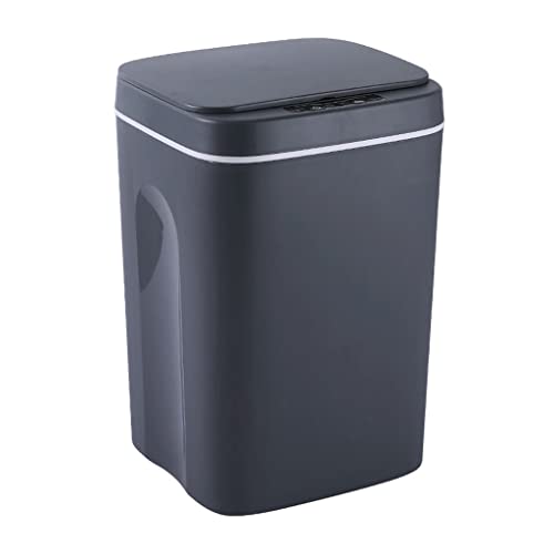 CXDTBH İndüksiyon Otomatik Algılama Ev çöp tenekesi Yatak Odası Tuvalet Mutfak çöp kutusu Kağıt Sepeti (Renk: E, Boyut: 1)