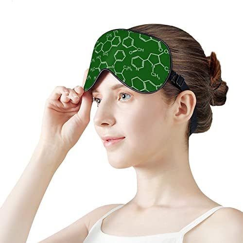Kimya Bilim uyku göz maskesi sevimli körü körüne göz kapakları Siperliği kadın Erkek hediyeler için