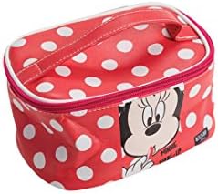 YNC DİSNEY Minnie Mouse çantası banyo seyahat kılıfı Kırmızı