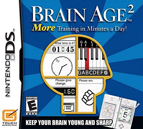 Beyin Yaşı 2: Günde Dakikalar İçinde Daha Fazla Eğitim! - Nintendo DS (Yenilendi)