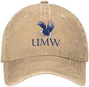 Mary Washington Üniversitesi Logo erkek Beyzbol Kapaklar Klasik kovboy şapkası Ayarlanabilir Vintage baba şapkası