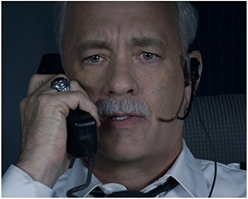 Sully Tom Hanks, Hoparlörde Chesley Sully Sullenberger rolünde 8 x 10 inç Fotoğraf