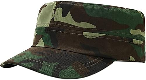XYIYI Unisex Pamuk Temel Harbiyeli asker şapkası Günlük Askeri Tarzı Şapka