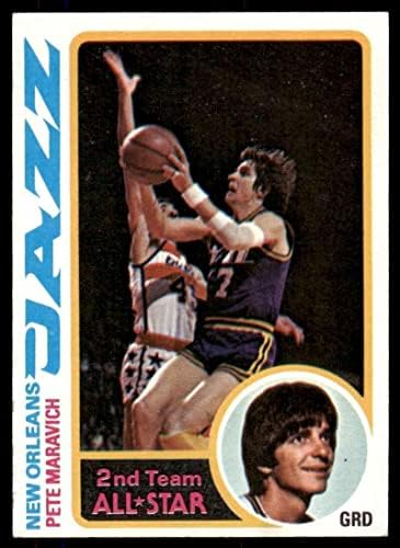 Pete Maravich Kartı 1978-79 Topps 80-İmzasız Basketbol Kartları