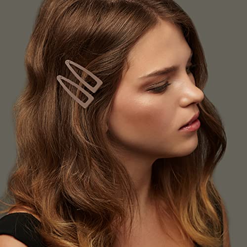 JooVoo 24 Adet Çift Kaymaz Kavrama Saç Klipleri metal baskı Saç Klipleri Kadın Saç Tokalarım Saç Yapımı için temel saç aksesuarları,