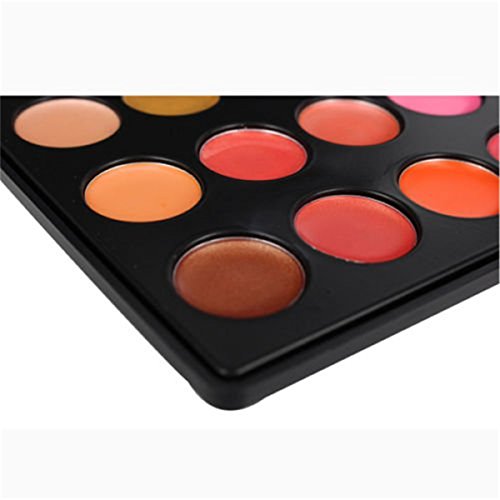 Pure Vie ® Pro 32 Renk Kare Dudak Parlatıcısı Makyaj Paleti Şekillendirme Seti-Salon ve Günlük Kullanım için İdeal