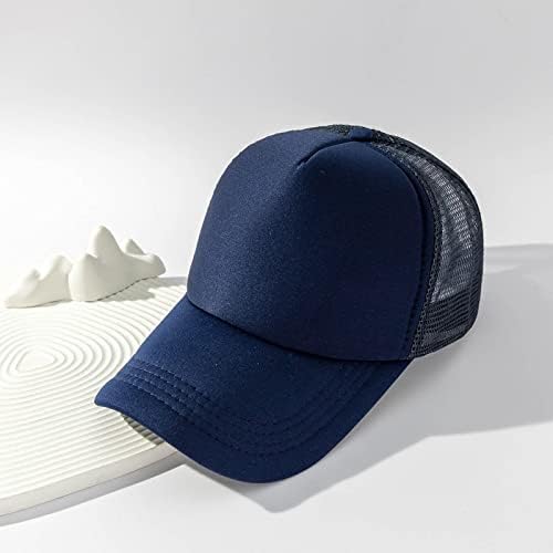 Erkekler için kap Büyük Kafa Şık Snapback Kapaklar Gevşek Düz Fatura Şapka Yıkanabilir Nefes Örgü güneş şapkaları Plaj Açık