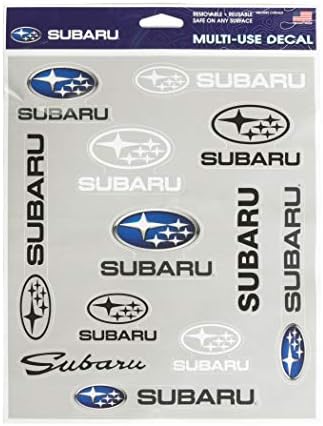 Subaru Resmi Logo çıkartma Levha 12 adet Set Çıkarılabilir WRX STI Forester Outback Impreza Crosstrek Çıkış BRZ Impreza
