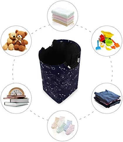 Mr. XZY Çamaşır Sepeti Galaxy Katlanabilir Chlothes Sepetleri Koleji Yurt Çanta Kirli Giysiler Yıkama Kutusu Yatak Odası