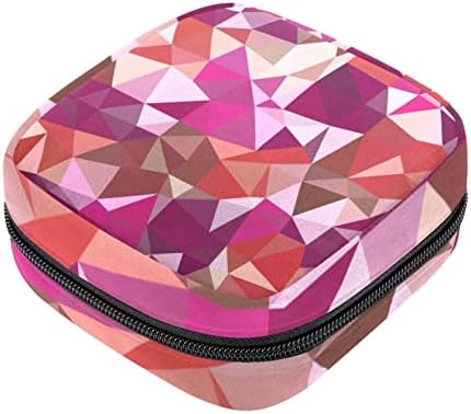 Altın Geometri temizlik peçeteleri saklama çantası Taşınabilir Dönem Seti Çantası Ped Torbalar Dönem Adet Kupası fermuarlı