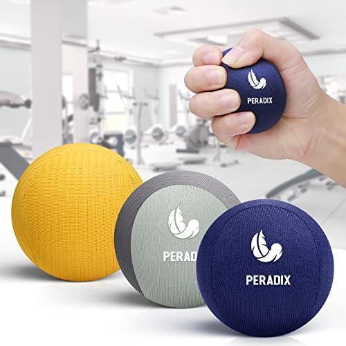 Peradix El Egzersiz Topları, Yetişkinler ve Çocuklar için Stres Topları, El Terapisi ve Kavrama Güçlendirme için Sıkma Topları,